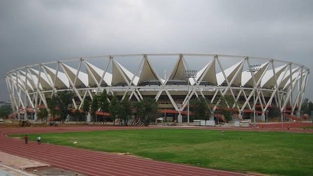 Image result for Jawaharlal Nehru Stadium logo