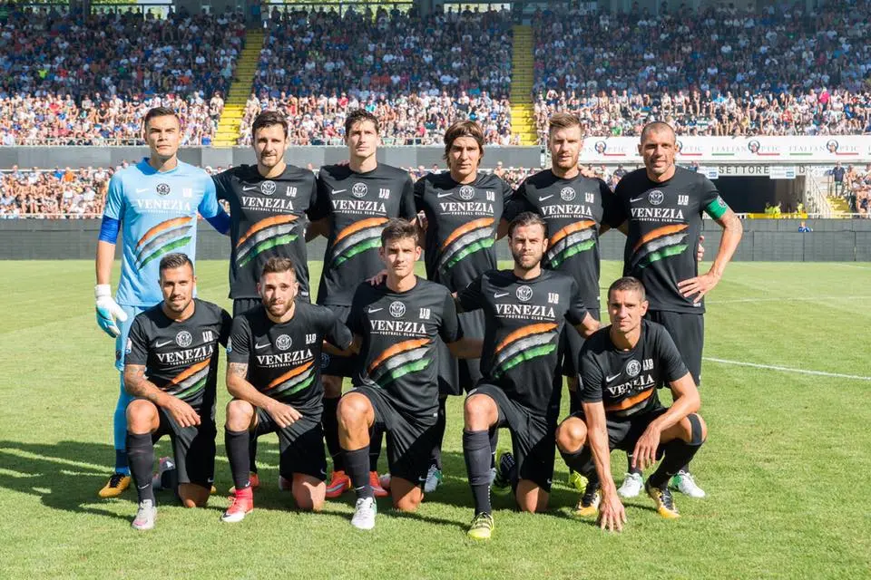 Turin, Italy. 12 February 2022. Jean-Pierre Nsame of Venezia FC in