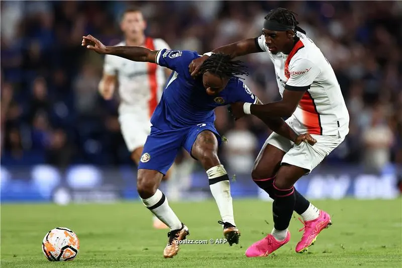 Raheem Sterling at the double as Chelsea ease tension with win over Luton