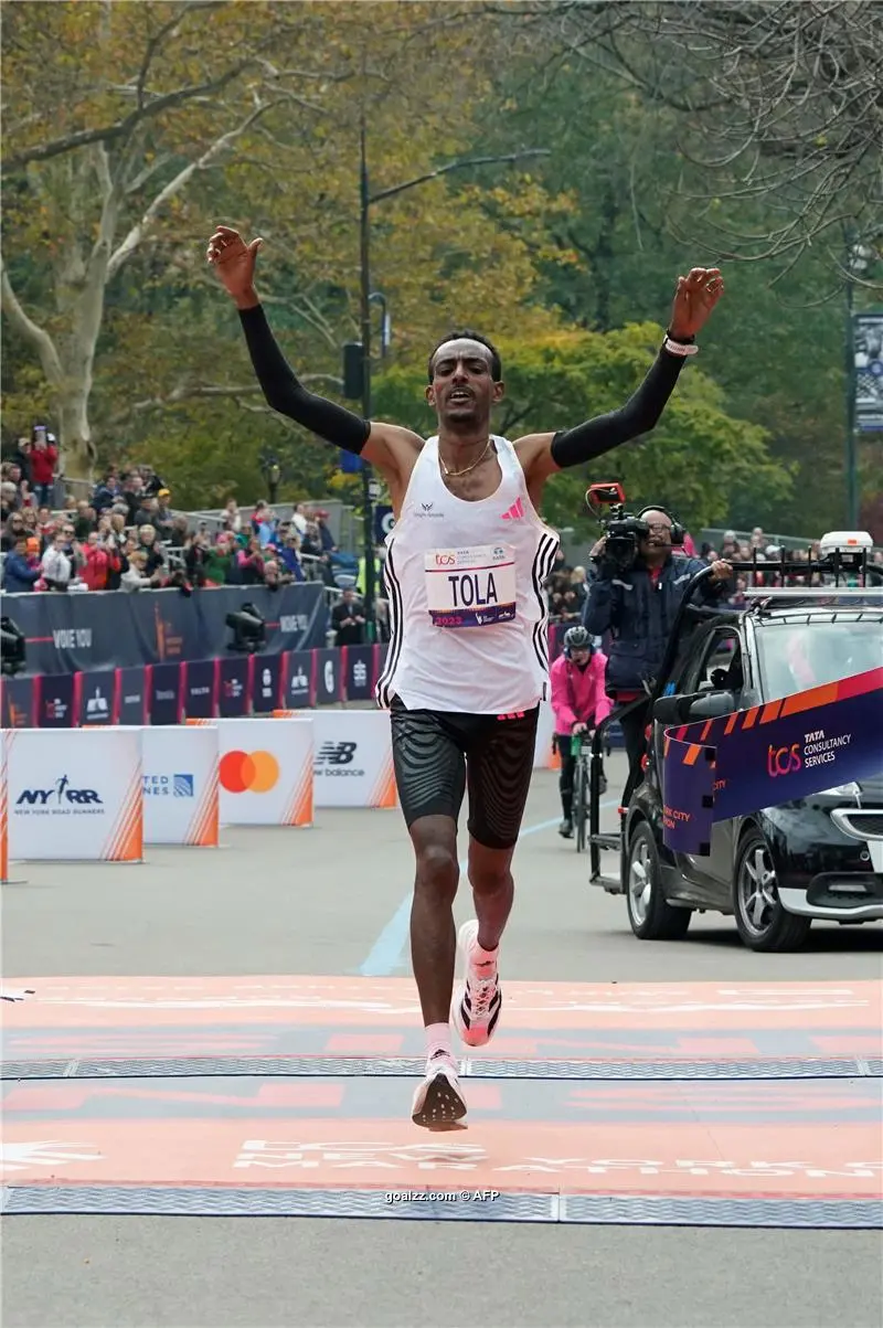 Ethiopian Tamirat Tola wins men's New York Marathon