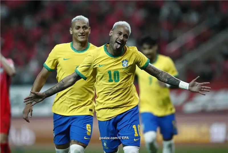 Neymar scores 2 as Brazil routs South Korea 5-1