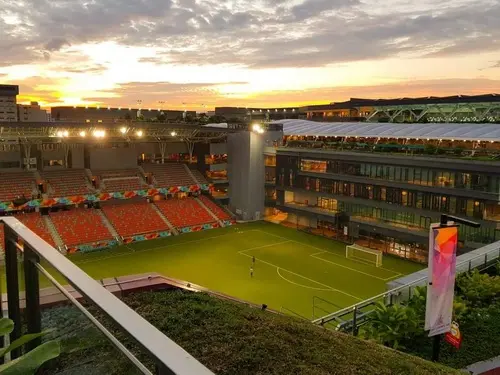 Tourist calls Our Tampines Hub 'world's weirdest stadium' after