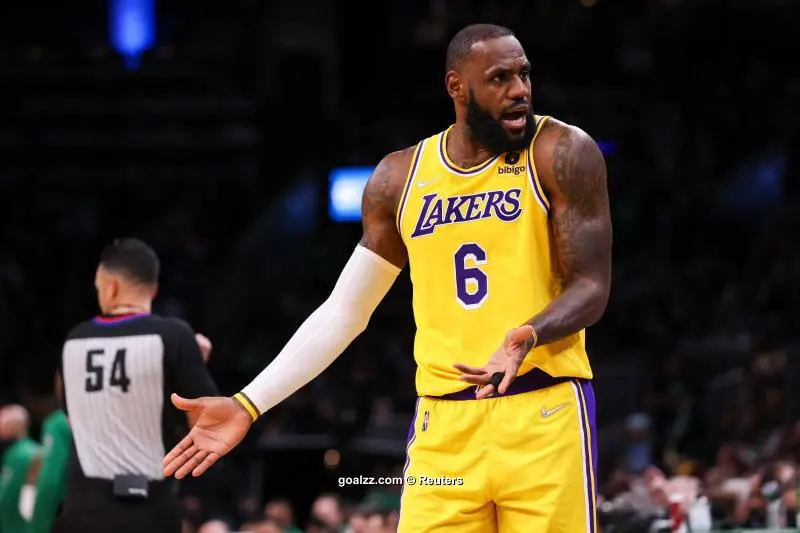 LeBron James: Los Angeles Lakers forward fined $15,000 for 'obscene  gesture' celebration